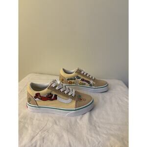 VANS Old Skool x Sesame Street Elmo Sneakers Kids Size 13 Classic Skate Shoes